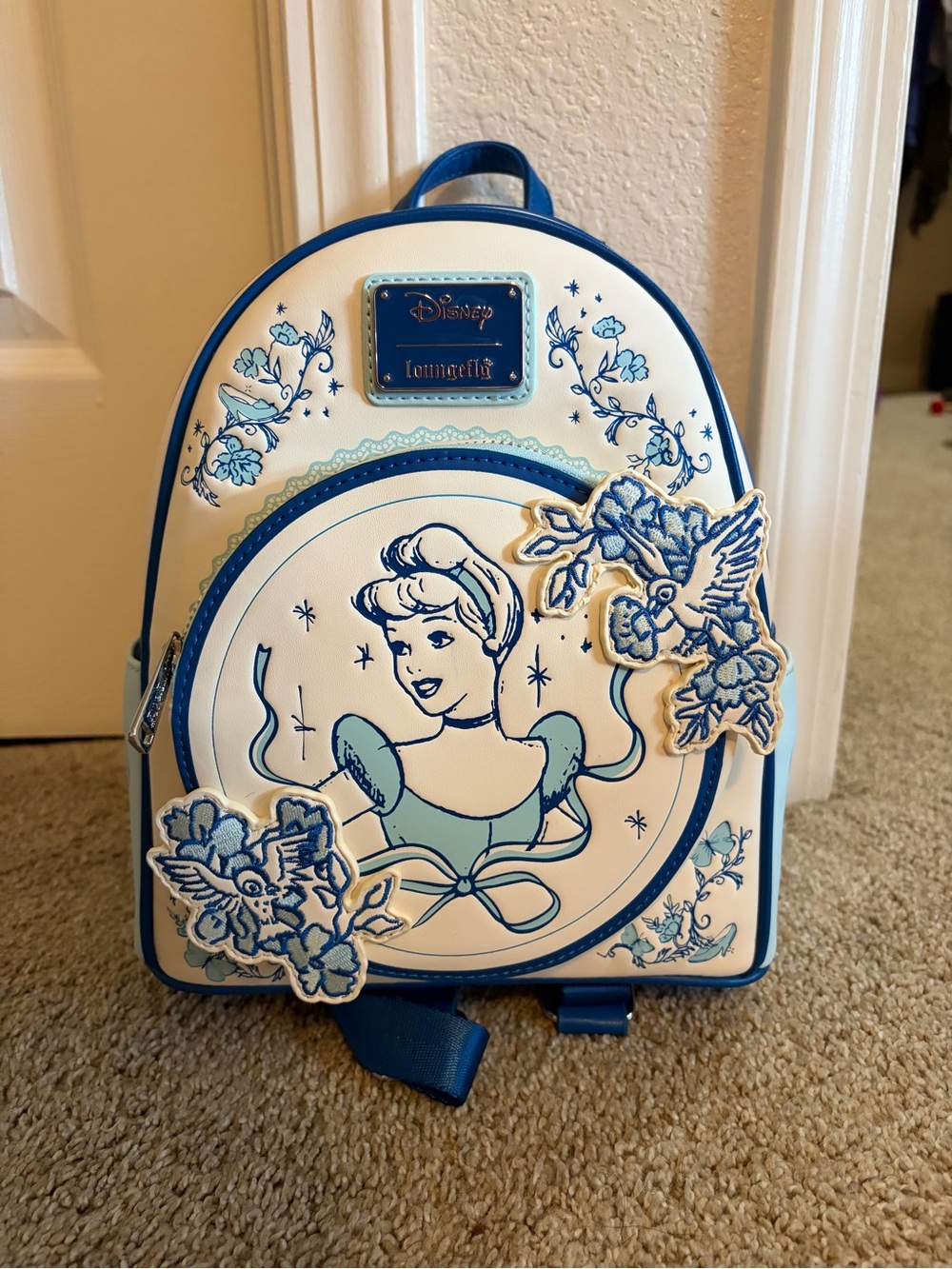 Loungefly Disney Cinderella Tonal Portrait Mini Backpack- Sold Out